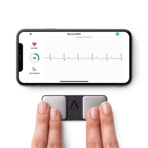 Single Lead ECG Device – Fast & Accurate | US FDA Cleared & Clinically validated Device | Get Unlimited ECG Reports from The Comfort of Your Home (Single Lead ECG Device)