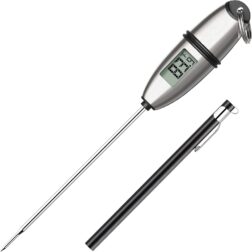 Instant Read Meat Thermometer Digital Cooking Food Thermometer with Super Long Probe for  Grill Candy Kitchen BBQ Smoker Oven Oil Milk Yogurt Temperature