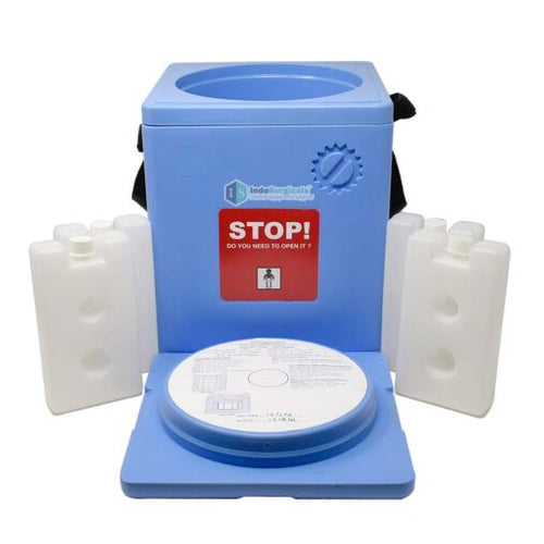 Large Vaccine Carrier with 4 Icepacks -Capacity 1.6 Ltrs