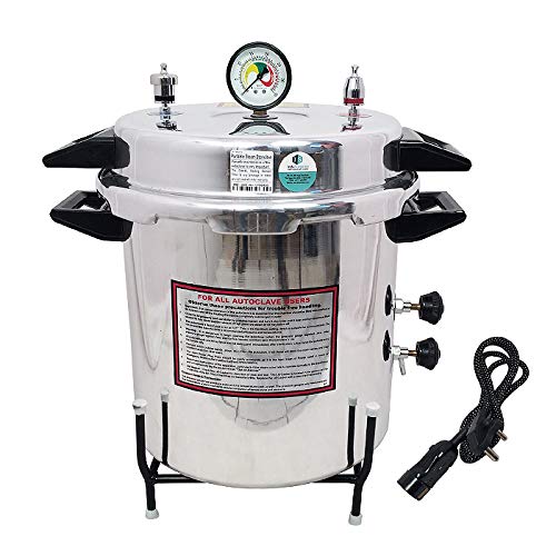 Aluminium Seamless Electric Pressure Cooker Type Autoclave - 24 L (12" Dia. X 14" H)