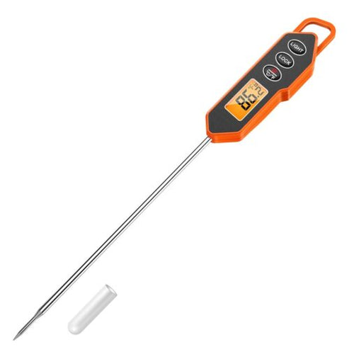 Plastic Digital Instant Read Meat Thermometer For Grilling Cooking Food Candy Thermometer  For Bbq Smoker Grill Smoker Oil Fry Kitchen Thermometer With Backlit