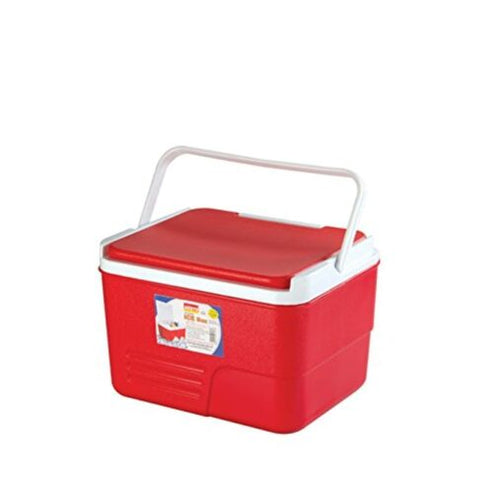 Plastic Insulated Icebox, 14 Liter, Red