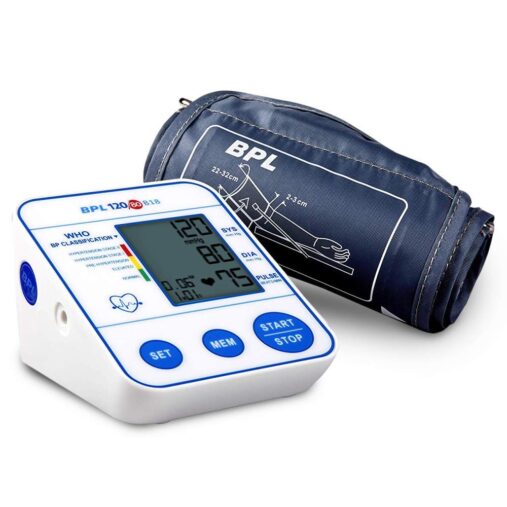 BPL Medical Technologies BPL 120/80 B18 Digital Blood Pressure Monitor with USB  Compatibility (White) | CE Certified