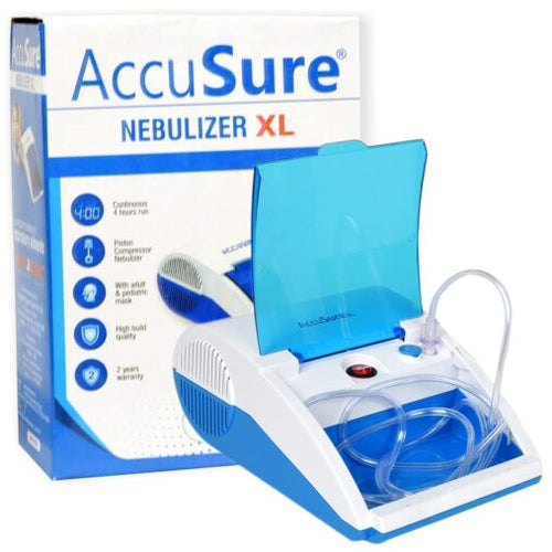 Nebulizer Machine for Adults & Kids – Compressor Nebulizer Machine With MouthPiece & Mask for Home Use