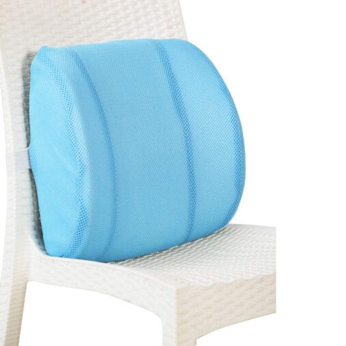 Memory Foam Lower Back Rest Pillow Lumbar Support Pain Relief Cushion for Office Chair and Car Seat