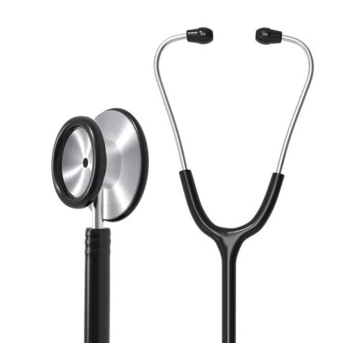 Cardiology Stethoscope for Doctors/Nurses/ Medical Students (Black)