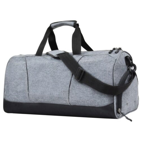 Sports Duffel Gym Bag for Men, Women with Wet Pocket and Shoe Compartment (Light Grey 32L)