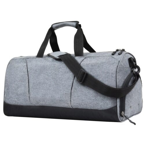 Sports Duffel Gym Bag for Men, Women with Wet Pocket and Shoe Compartment (Light Grey 32L)