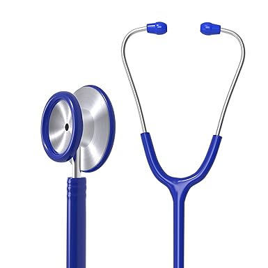 Cardiology Stethoscope Adult for Doctors, Medical students, Nurses (Blue)