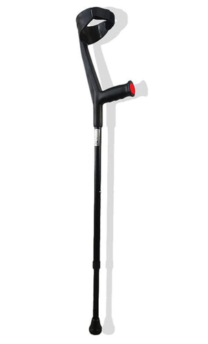 Black Elbow Crutch – Universal (Adjustable)