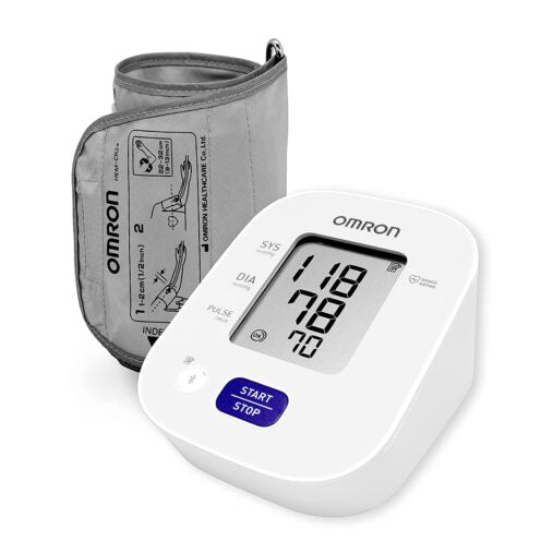 Omron HEM 7142T1 Digital Bluetooth Blood Pressure Monitor with Cuff Wrapping Guide & Intellisense Technology For Most Accurate Measurement