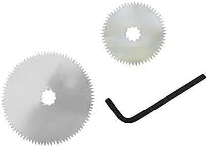 Plaster Cutter Blade with Plaster Cutter Key and Blade (Set of 2) 2 Small Blade 2 Large Large 2 Key (Stainless Steel)