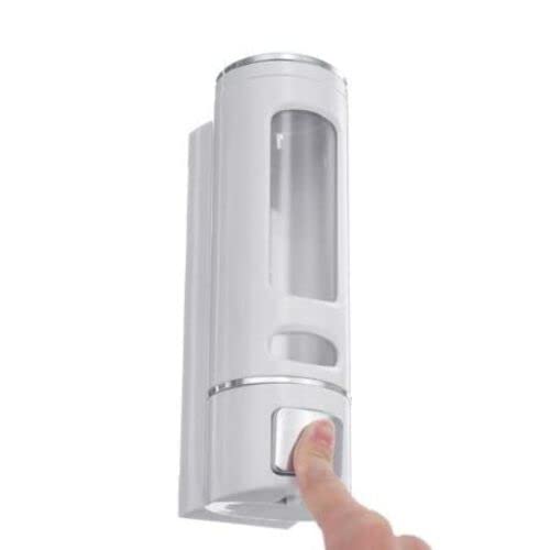 Spancare 400 ml Heavy Duty ABS Plastic Body Liquid Soap Dispenser, (Glossy White)