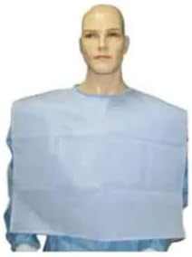 Spancare Disposable Dental Patient BIB TIE Type Apron (Pack of 50) White or Blue