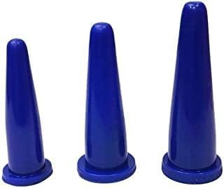 SPANCARE PHARMACEUTICALS PVC Dilator || Designed to Open and Relax Internal/Externala Dilator Rectal Set of 3 (Small,Medium,Large) Blue Color