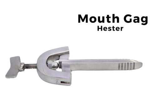 Surgical Mouth gags are surgical devices placed between the upper and the lower jaw to prevent the  mouth from closing during operative procedures of the mouth