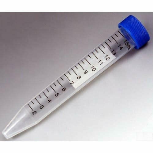 Spancare 15ml Graduated Centrifuge Tube, (25 Pcs) Polypropylene/High Density Polyethyl
