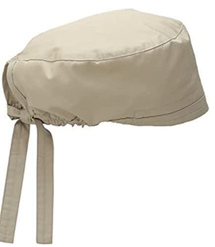 SPANCARE PHARMACEUTICALS Uniforms Premium Scrub Cap Unisex with Sweat Band (Pack of 10) Beige