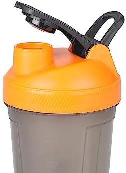 Spancare Sports Protein Shaker Bottle 300 ML (Pack of 2) Multicolor (Orange)