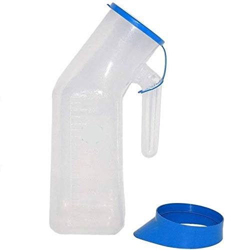 Autoclavable-male Urinal - Urine Bottle for Men | Urine Collector for Men - Women | Urinal Pot for Men | Urine Bottle for Women | Pee Bottle for Men Kids Patient, White