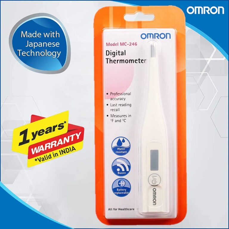 Omron Automatic Upper Arm Blood Pressure Monitor and Digital Thermometer Combo