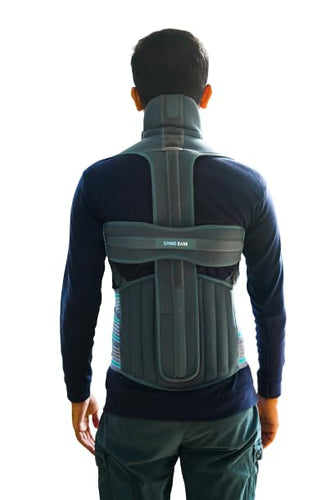 BRACE FOR FULL BACK LUMBAR AND CERVICAL SUPPORT (XL)