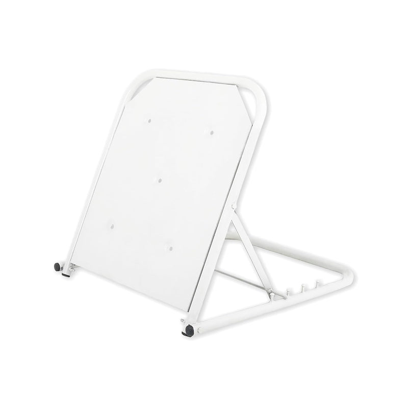 SPANCARE PHARMACEUTICALS Adjuastable Hospital Metal Back Rest, Ideal use 4 Changeable Recline Angles, Foldable & Portable Small-Metal Size