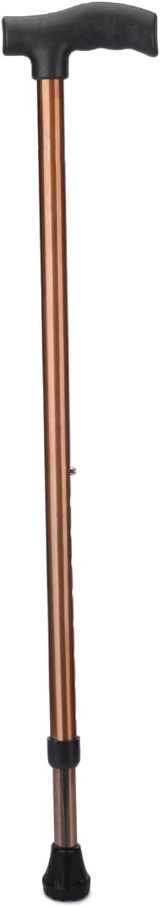 SPANCARE PHARMACEUTICALS Strong Walking Stick with Anti-Slip Base and Adjustible Height, Mild-Steel Body for Men/Women, Patients, Old People