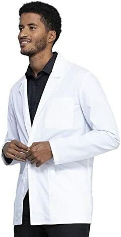 Spancare Doctor's Coat White Colored Unisex Made of Cozy and Durable Fabric.