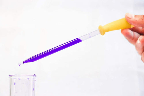 Spancare Glass Dropper 25 cm Long for Laboratory use Large(Pack of 6) with Powerful