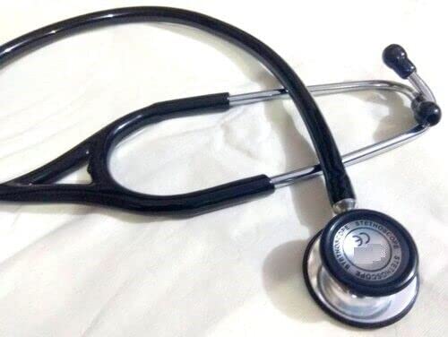 Spancare Stethoscope Cardiology (Pack of1) Aluminium Head Dual with Soft Sealing eartips