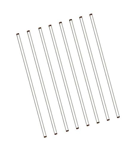 SPANCARE PHARMACEUTICALS_Glass Stirring Rod Used for Chemistry lab 150mmx6mm Long,Laboratory Stirrer for Mixing Chemicals (Set of 12)