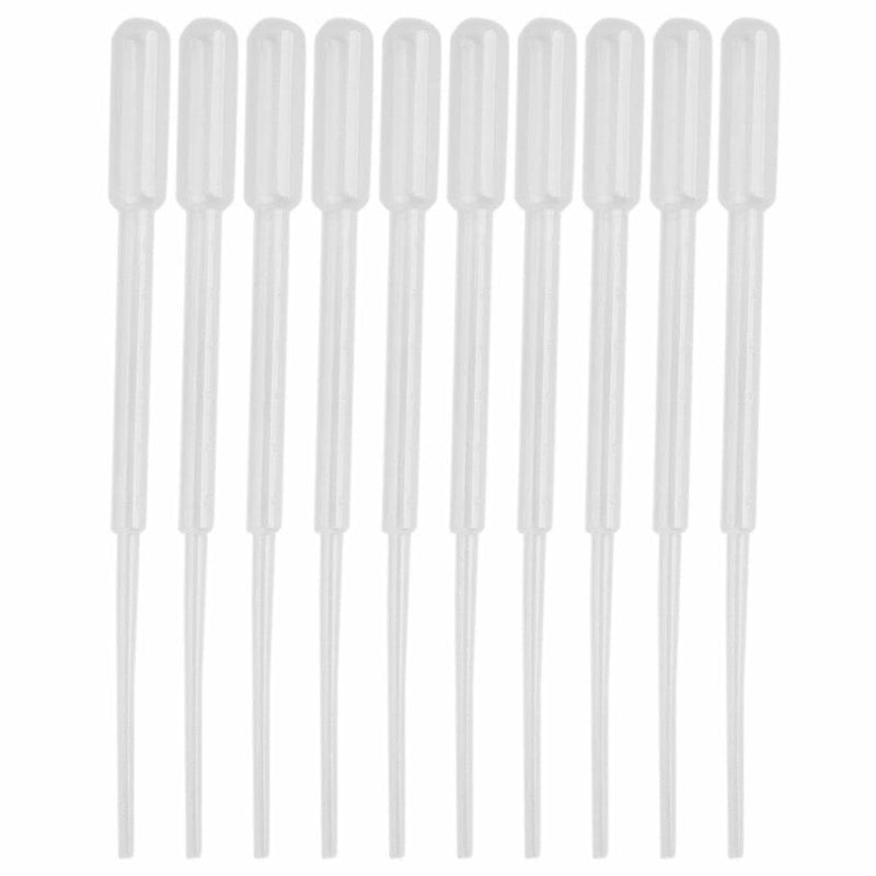 Spancare 3ml Transfer Graduated Pipettes Graduated 0.5ml Plastic Dropper,(Pack of 50) Ink