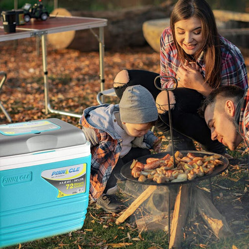 Ice Cooler Box, Keeps Cold Upto 72 Hours (32 Litre, Blue)