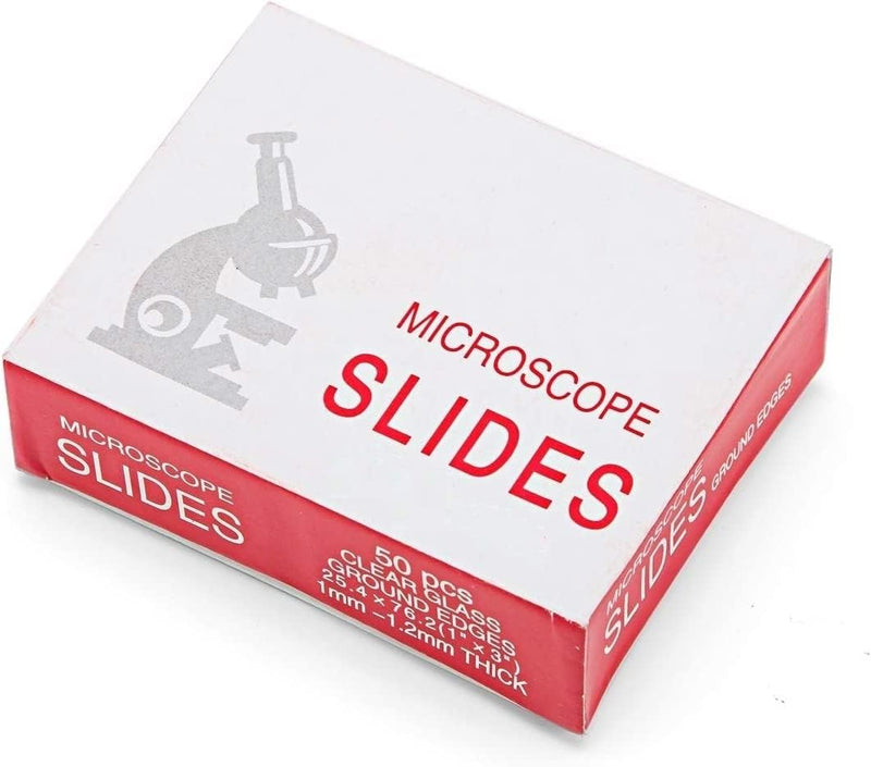 SPANCARE PHARMACEUTICALS Microscope Glass Slides 75 x 25 x 1.4mm -Pack of 50 Slides