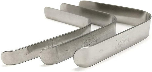 span Stainless Steel L-Shape Tongue Depressor (Set of 3 Pieces)