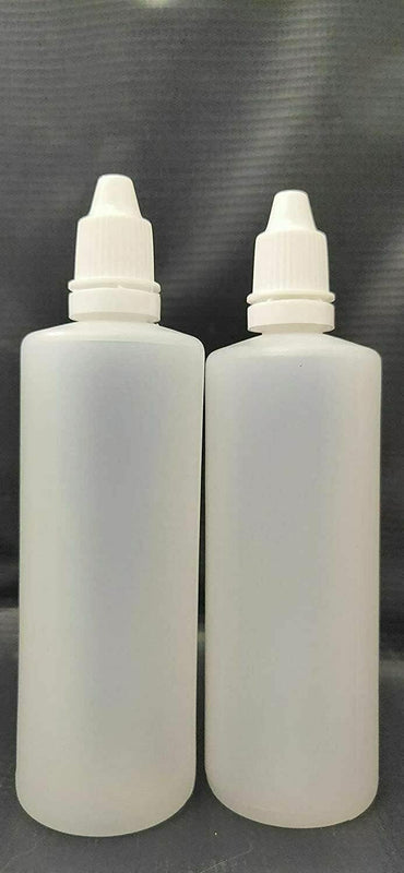 Spancrae 100ml Sealed Liquid Dropper Bottles (100pieces) For Multipurpose use