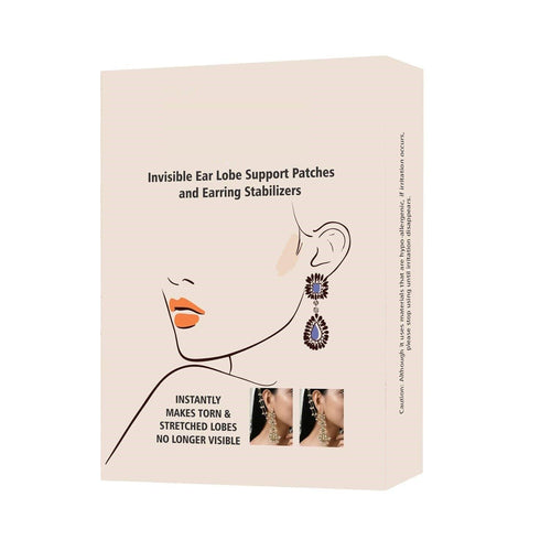 Spancare Invisible Ear Lobe Support Patches for Women to Makes Wear Earring (Pack of 30)