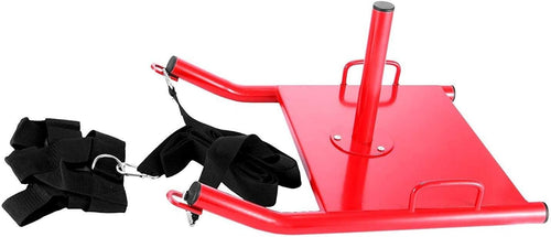 SPANCARE PHARMACEUTICALS Fitness Training Power Sledge, Weighted Drag Sport Sledge, Resistance Strength Agility Training, Speed Sledge with Harness
