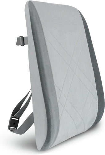 SPANCARE PHARMACEUTICALS Back Rest for Chair & Car–with Adjustable Strap | Lumbar Support Back Rest Cushion for Back Pain