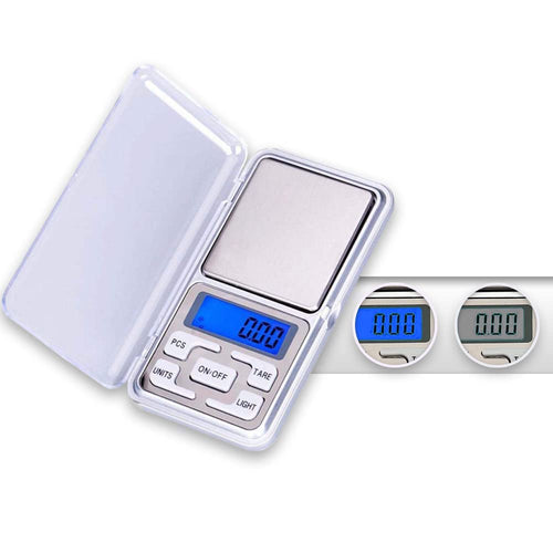 Spancare Pharamaceuticals Digital Pocket Weight Scale Jewellery Weighing Chemical Mini Machine with Auto Calibration, Tare Full Capacity, Operational Temp 10-30 Degree (200/0.01 G, Silver)-1