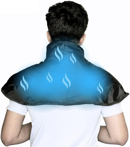 Reusable Neck and Shoulder Ice Pack Wrap|Cold Compress Pack for Cervical,Neck and Shoulder Pain, Cramps and Post-Game Relaxation.