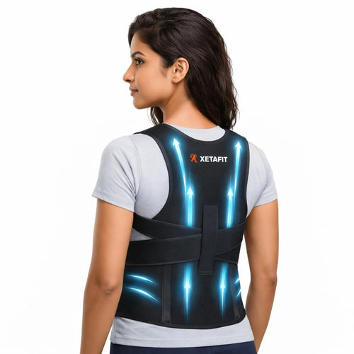 Posture Corrector Belt Back Support Brace Free Size Black