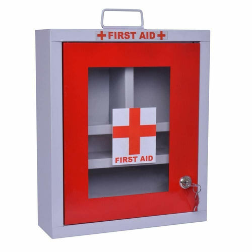 Spancare Emergency First Aid Kit Box Ideal for Home, Office, School, Petrol Pump, Shop