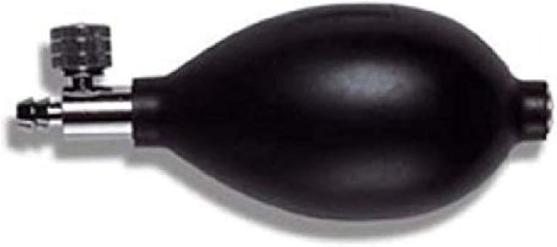 SPANCARE PHARMACEUTICALS Blood Pressure Monitor Bulb with Valve Latex - Black - Accurate and Reliable Replacement Bulb for Your BP Monitor-1