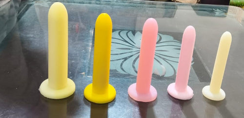 Pelvic Floor Dilator Set – Silicone 5 Piece Kit for Relief