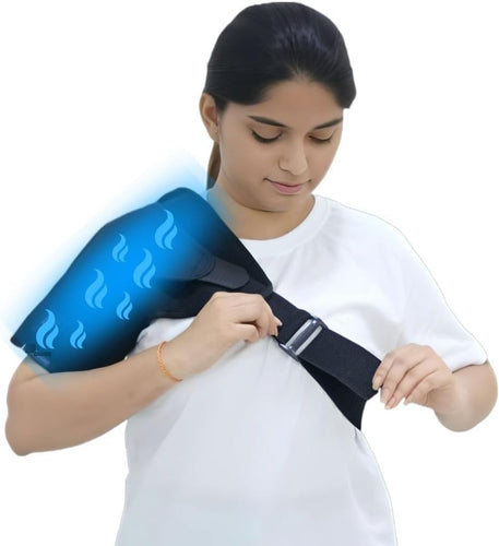 SPANCARE PHARMACEUTICALS Reusable Ice Gel Pack for Hot and Cold Therapy for Shoulder Pain Relief
