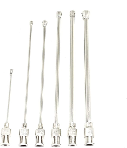 Spancare Pharmaceuticals Stainless Steel Feeding Needles for Bird| Round Ball Tip | Straight | for Veterinary Use