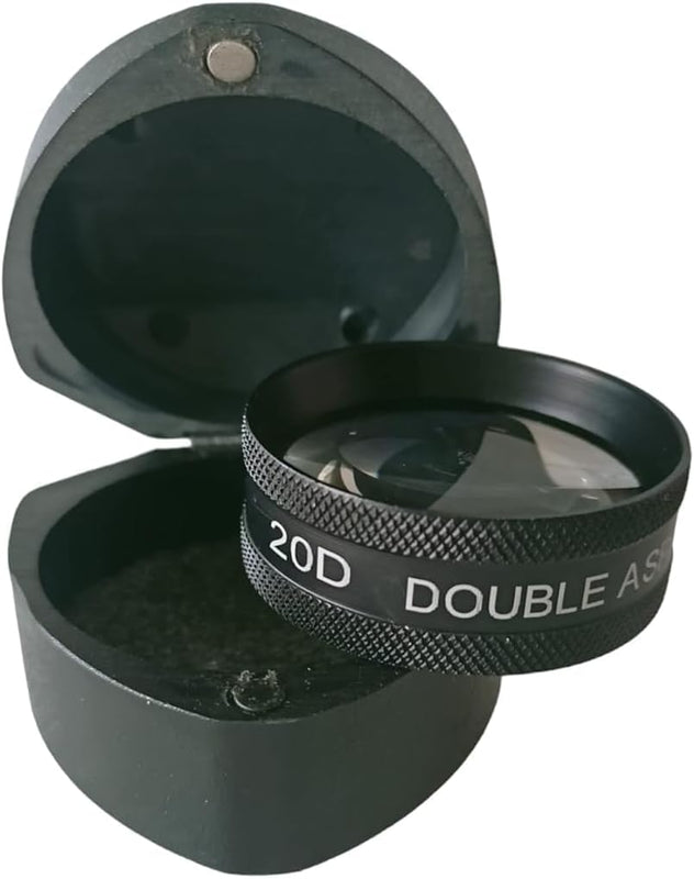 20D Double Aspheric Lens, Black