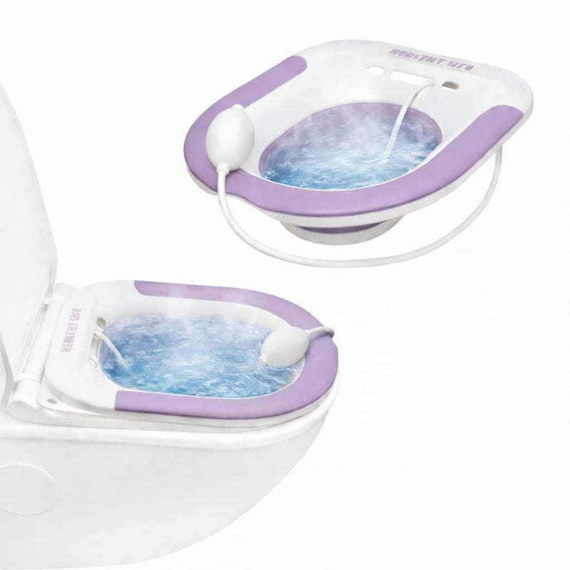 Sitz Bath Tub for Adults | Fits Toilet Seat | Postpartum Relief Care | sitz bath tub for fissure | sit bath tub | sits bath | sitz bath tub for adult